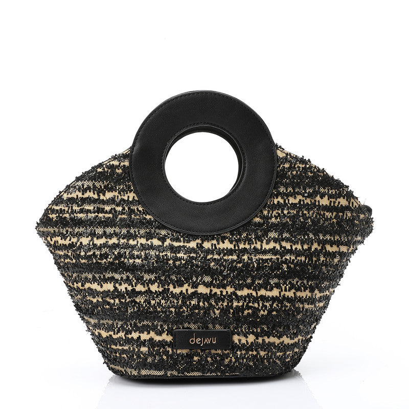 LID-DJTV-002 Zipped Rounded Handle Handbag