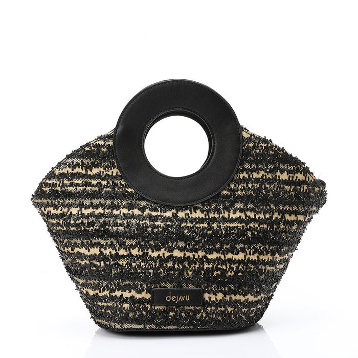 LID-DJTV-002 Zipped Rounded Handle Handbag