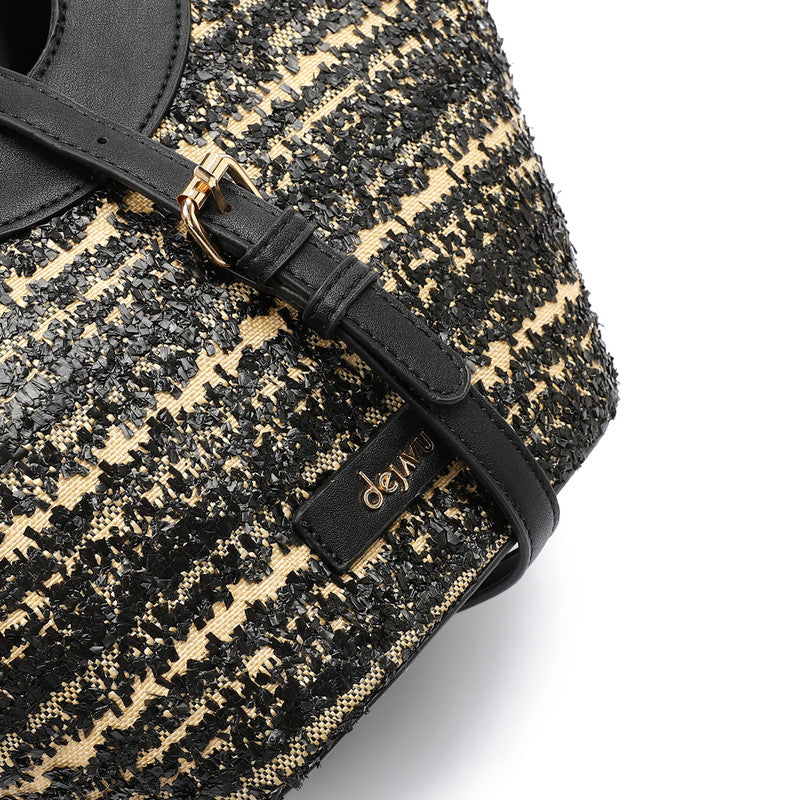 LID-DJTV-002 Zipped Rounded Handle Handbag