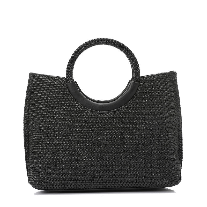 LID-DJTV-005 Raffia Effect Practical Handbag