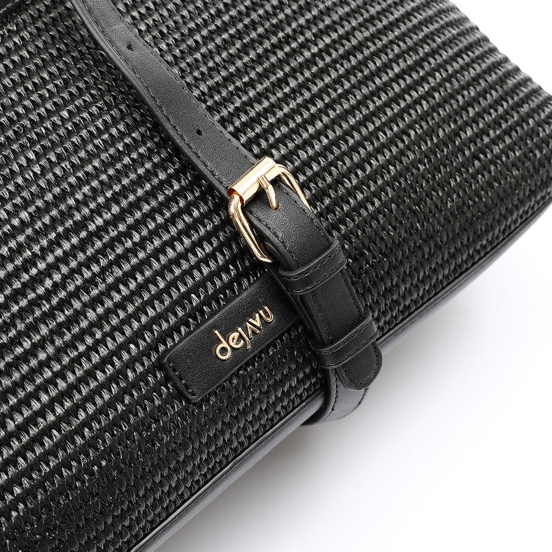 LID-DJTV-005 Raffia Effect Practical Handbag