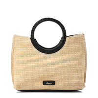 LID-DJTV-005 Raffia Effect Practical Handbag