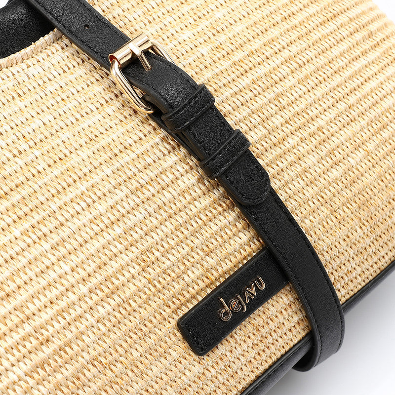 LID-DJTV-005 Raffia Effect Practical Handbag
