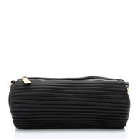 LID-DJTV-006 Zipper Closure Plisse Cross Bag