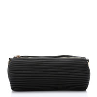 LID-DJTV-006 Zipper Closure Plisse Cross Bag