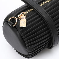 LID-DJTV-006 Zipper Closure Plisse Cross Bag