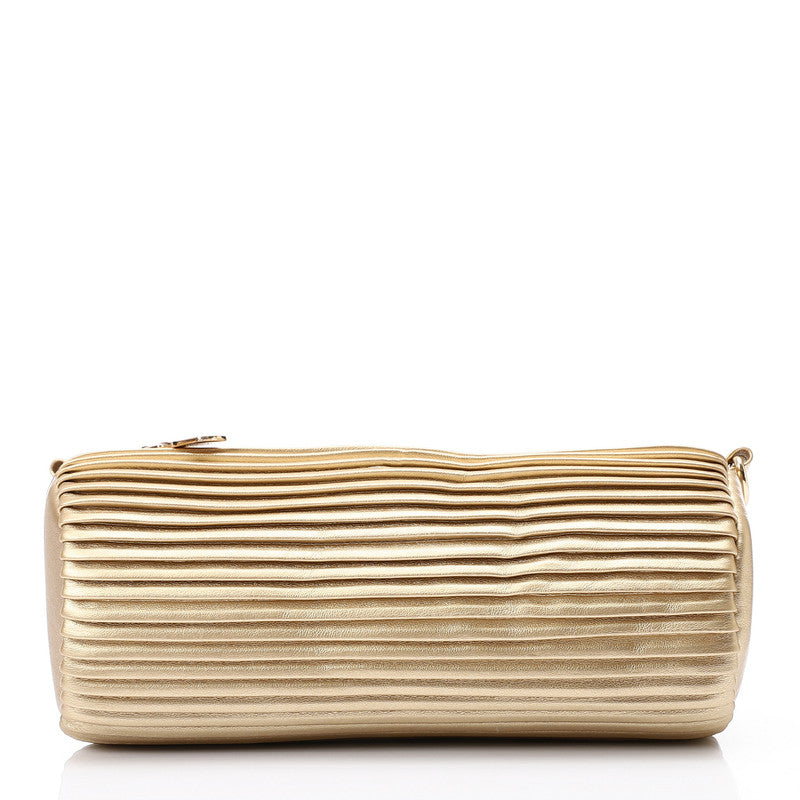 LID-DJTV-006 Zipper Closure Plisse Cross Bag