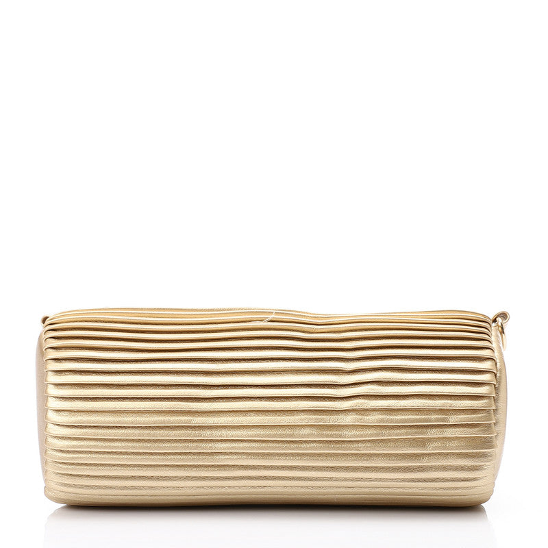 LID-DJTV-006 Zipper Closure Plisse Cross Bag