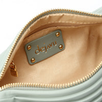 LID-DJTV-006 Zipper Closure Plisse Cross Bag