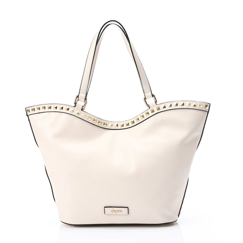 LID-DJTV-008 Studded Magnetic Closure Sholder Bag