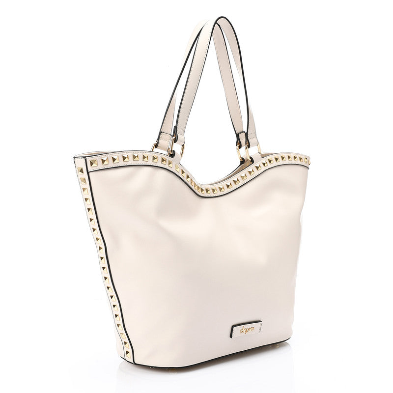 LID-DJTV-008 Studded Magnetic Closure Sholder Bag