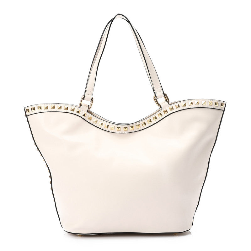 LID-DJTV-008 Studded Magnetic Closure Sholder Bag