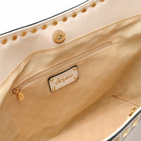 LID-DJTV-008 Studded Magnetic Closure Sholder Bag