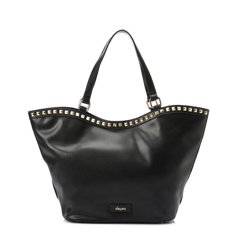 LID-DJTV-008 Studded Magnetic Closure Sholder Bag