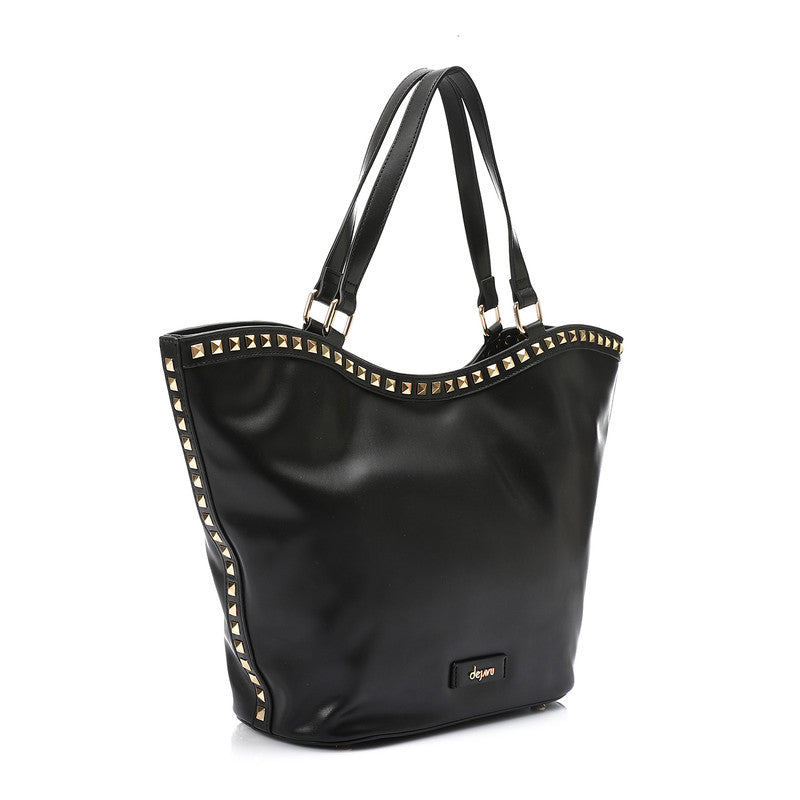 LID-DJTV-008 Studded Magnetic Closure Sholder Bag