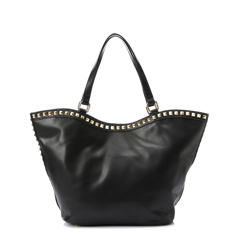 LID-DJTV-008 Studded Magnetic Closure Sholder Bag