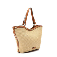 LID-DJTV-008 Studded Magnetic Closure Sholder Bag