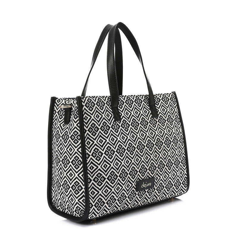 LID-DJTV-013 Zipped Textile Handbag