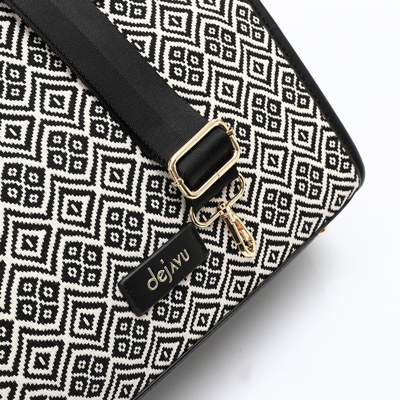 LID-DJTV-013 Zipped Textile Handbag