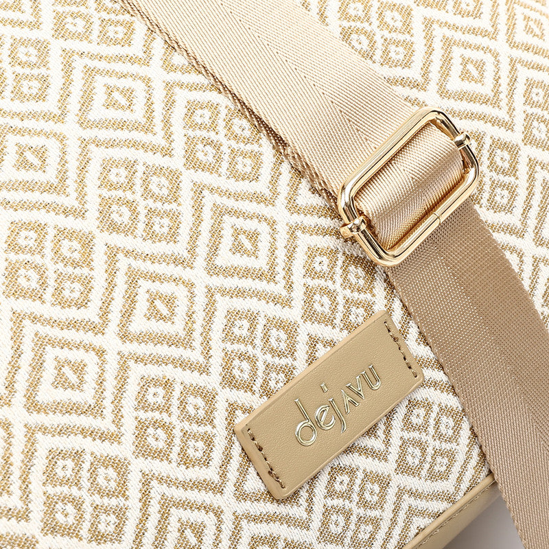 LID-DJTV-013 Zipped Textile Handbag