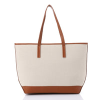 LID-DJTV-017 Camel & Beige Stitched Shoulder Bag