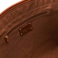 LID-DJTV-017 Camel & Beige Stitched Shoulder Bag