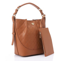 LID-DJTV-019 Cross Body Bag With Pocket - Havana