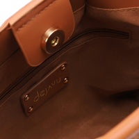 LID-DJTV-019 Cross Body Bag With Pocket - Havana