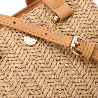 LID-DJTV-022 Straw Cross Body Bag - Havana