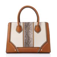 LID-DJTV-025 Stitched Pattern Top Handle Bag