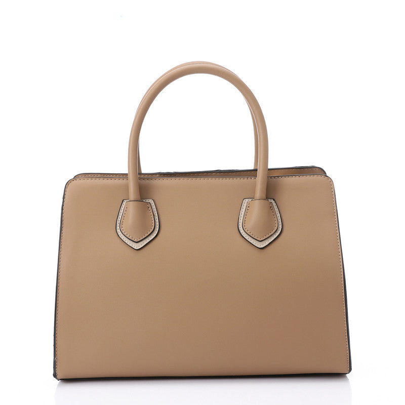 LID-DJTV-025 Stitched Pattern Top Handle Bag