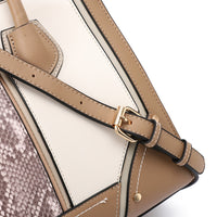 LID-DJTV-025 Stitched Pattern Top Handle Bag