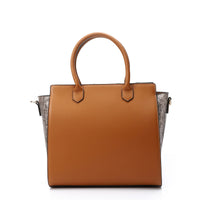 LID-DJTV-026 Tri-Tone Reptile Top Handle Bag