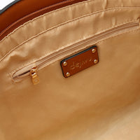 LID-DJTV-026 Tri-Tone Reptile Top Handle Bag