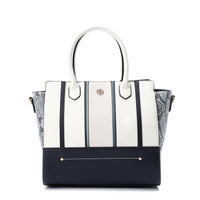 LID-DJTV-026 Tri-Tone Reptile Top Handle Bag