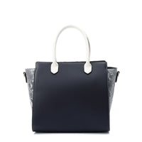 LID-DJTV-026 Tri-Tone Reptile Top Handle Bag