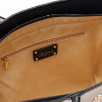 LID-DJTV-026 Tri-Tone Reptile Top Handle Bag