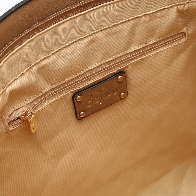 LID-DJTV-026 Tri-Tone Reptile Top Handle Bag