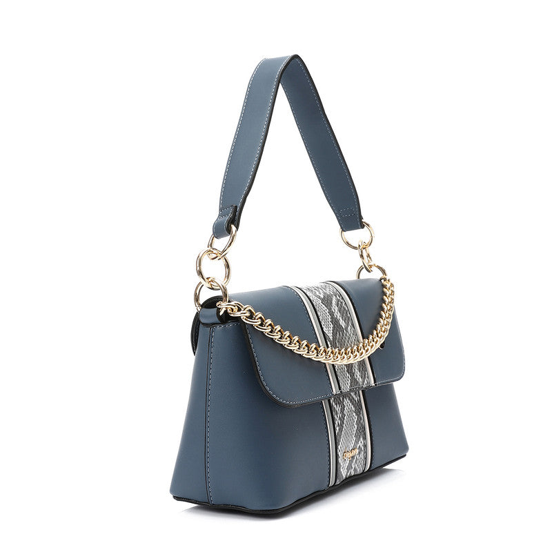 LID-DJTV-027 Decorative Chain Reptile Shoulder Bag