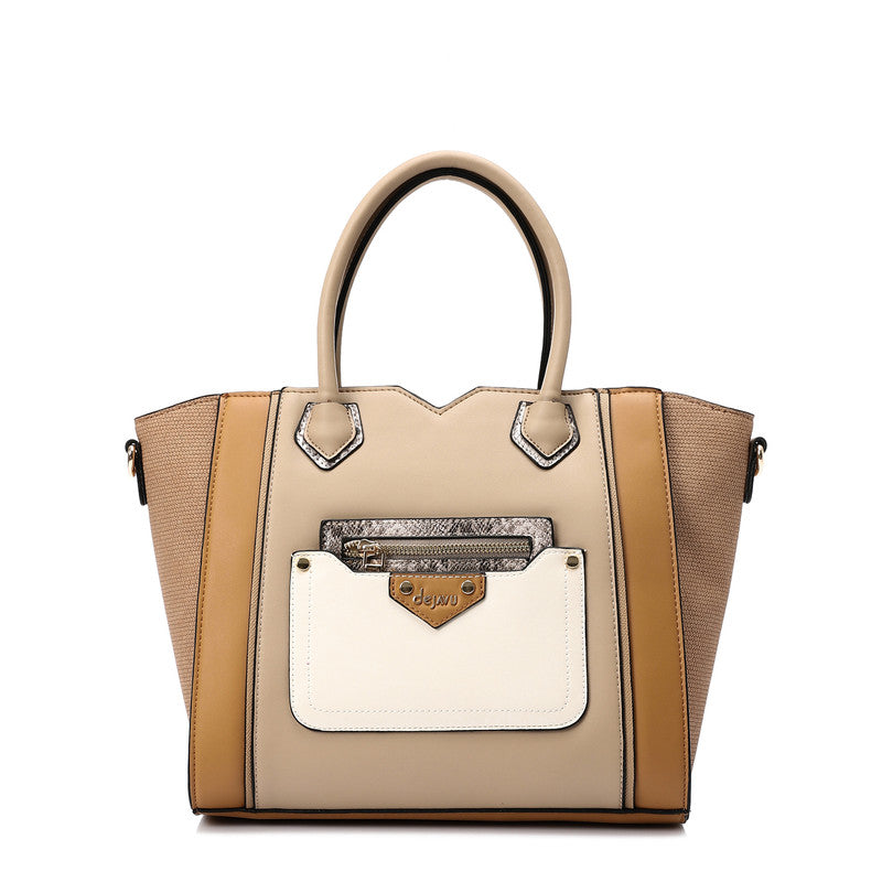 LID-DJTV-028 Multi Pockets Zipped Top Handle Bag