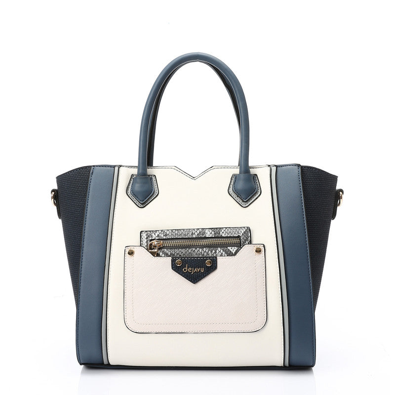 LID-DJTV-028 Multi Pockets Zipped Top Handle Bag