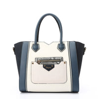 LID-DJTV-028 Multi Pockets Zipped Top Handle Bag