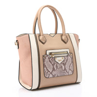 LID-DJTV-028 Multi Pockets Zipped Top Handle Bag
