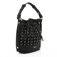 LID-DVTV-036 Zebra Studded Bucket Bag