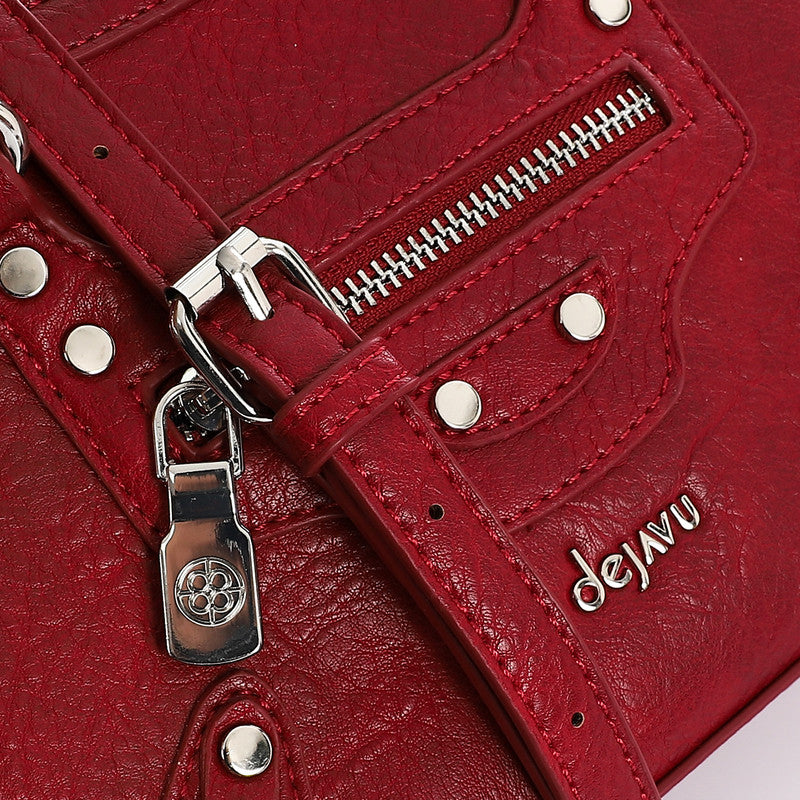 LID-DVTV-052 Zipped Trendy Handle Bag