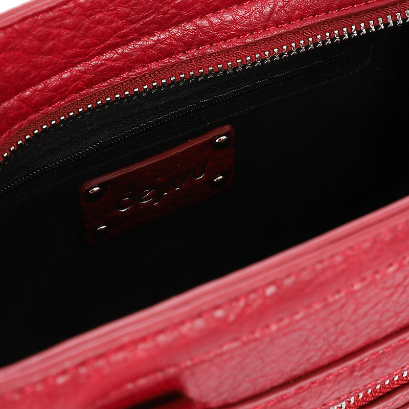 LID-DVTV-052 Zipped Trendy Handle Bag