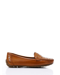 RUI-DJTV-002 Studs Flat Loafer - Black