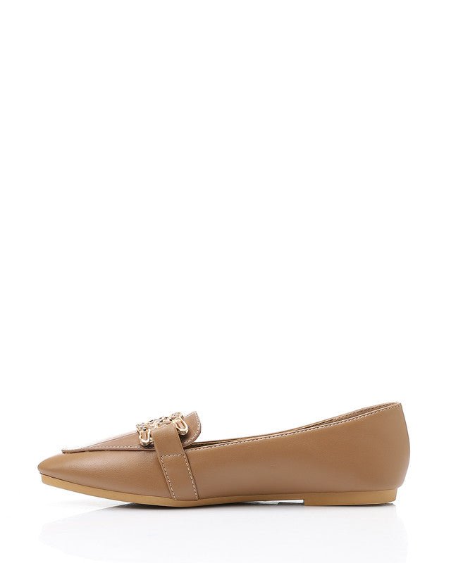 WAH-DVTX-006 Pointed Toe Cap Loafer