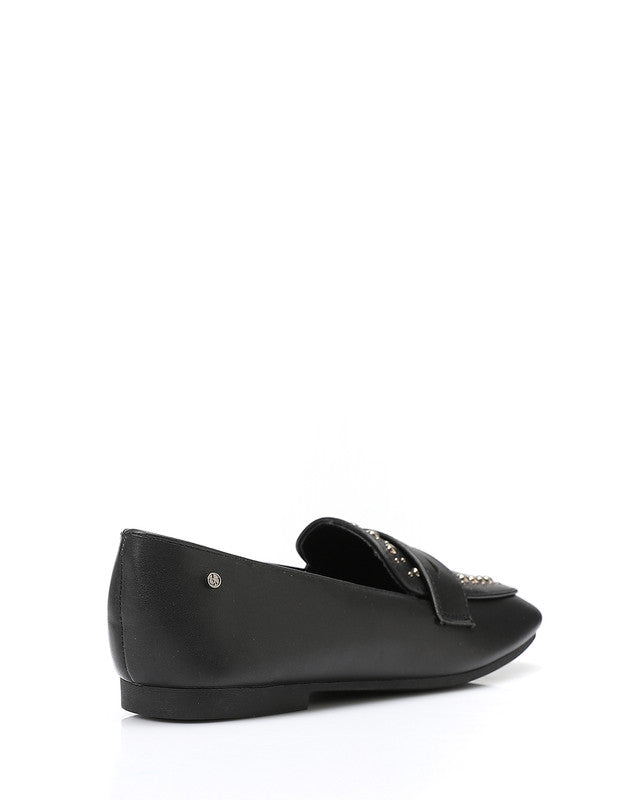 WAH-DVTX-008 Studed Strap Leather Loafer