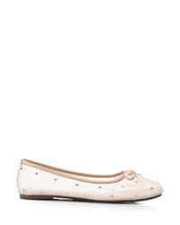 XIE-DJTV-001 Crystal Dot Mesh Ballet Flat